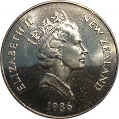 1 Dollar - Elizabeth II 3rd Portrait, Kakapo Bird