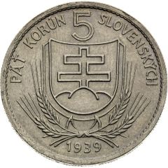 5 Korún Pattern
