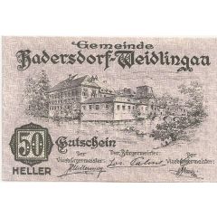 50 Heller Hadersdorf- Weidlingau
