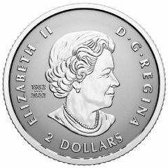 2 Dollars - Elizabeth II SML: The red maple (Fractional)