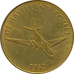 Shell Token - Man in Flight #13 - De Havilland Comet, 1952