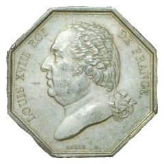 Token - Courtiers de commerce bourse de Paris - Louis XVIII
