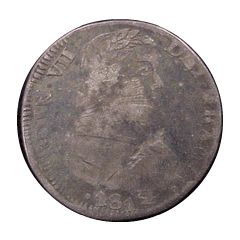 2 Reales - Fernando VII Zacatecas - Royalist Coinage