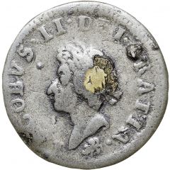 1/2 Penny - James II