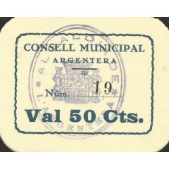 50 Céntimos Argentera