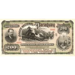 200 Pesos Fuertes Banco Nacional del Paraguay