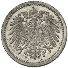 1/2 Mark - Wilhelm II type 2 - small shield - Pattern