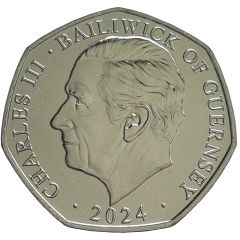50 Pence - Charles III Gabriel