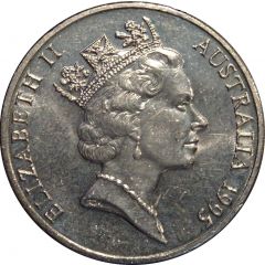 20 Cents - Elizabeth II 3rd Portrait - United Nations