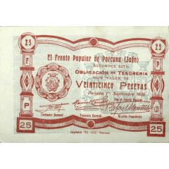 25 Pesetas Porcuna