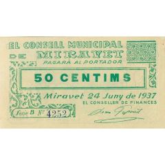 50 Céntimos Miravet