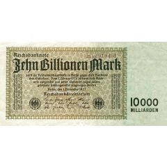 10 000 000 000 000 Mark Reichsbanknote