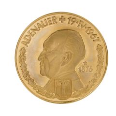 10 Ducats - Aureus Magnus Adenauer, 1976