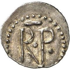 Denier - Pepin the Short Chartres mint, RP