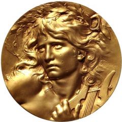 Medal - Orpheus Gold plated
