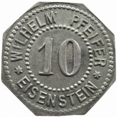 10 Pfennig - Eisenstein Wilhelm Pfeifer