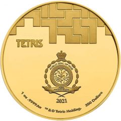250 Dollars - Elizabeth II Tetris