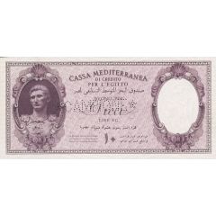 10 Lire Italian occupation WWII