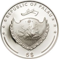 5 Dollars Blue Pearl