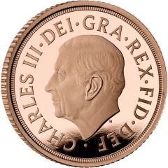 1/2 Sovereign - Charles III Queen Elizabeth II Memorial