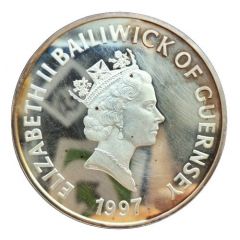 10 Pounds - Elizabeth II Golden Wedding - Silver