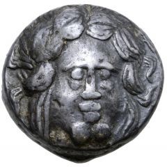 Tetradrachm Apollokopf-Dickschrötling Type