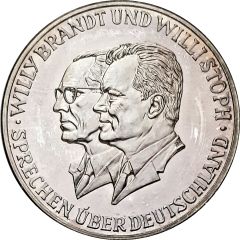Willy Brandt und Willi Stoph