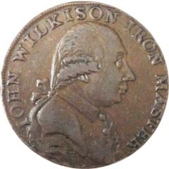 1/2 Penny Warwickshire - Wilkinson / Vulcan