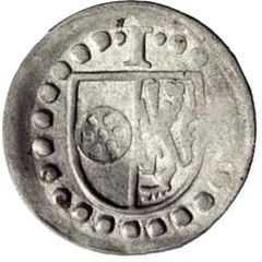 1 Pfennig - Jakob of Liebenstein
