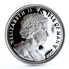 1 Crown - Elizabeth II Tutankhamun - Eye of Horus, Silver proof with Lapis Lazuli inset