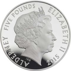 5 Pounds - Elizabeth II The War Leader, Silver Proof