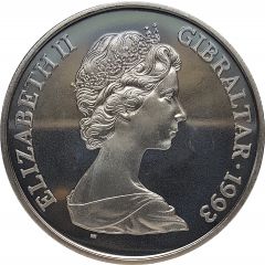 1 Crown - Elizabeth II King George IV