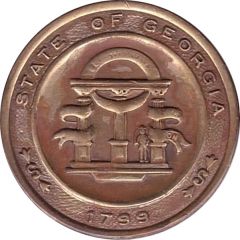 Token - Thirteen Colonies Georgia