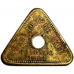 Mexican coffee harvester token