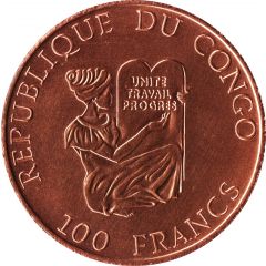 100 Francs CFA Elephants