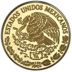 10 Pesos Pattern; Cabeza De Coyolxauhqui; Brass