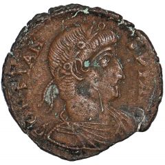Nummus - Constans I VICTORIAE DD AVGG Q NN, palm branch, Rome
