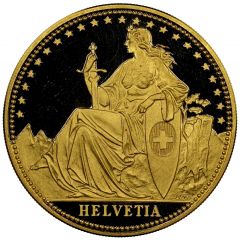 1 Oz Gold Helvetia