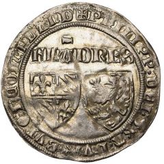 2 Groats `Leliaert` - Philip the Bold