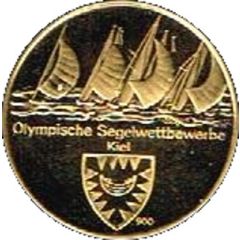 Medal - Olympic Games 1972 in Munich Kiel - Sailing