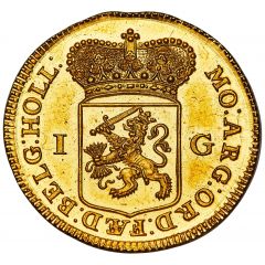 1 Gulden Gold, struck to 4 ducat weight