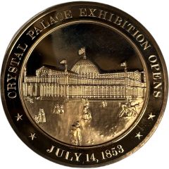 Medal - History of the United States Crystal Palace Exhibition Opens
