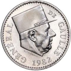 Général de Gaulle - 1982 platine
