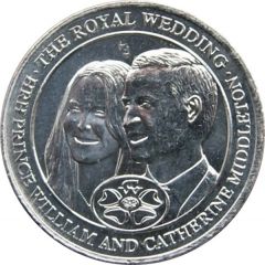 Medal - Royal Wedding Prince William and Catherine Middleton -Event Medal