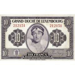 10 Francs/Frang Type 1944