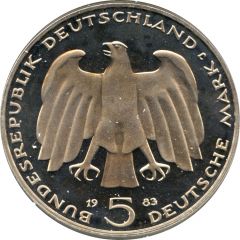 5 Deutsche Mark Karl Marx