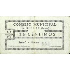 25 Céntimos Beceite