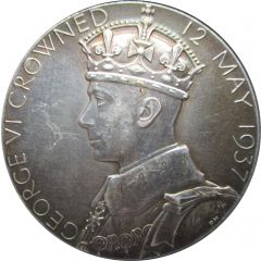 Medallion - King George VI and Queen Elizabeth Coronation