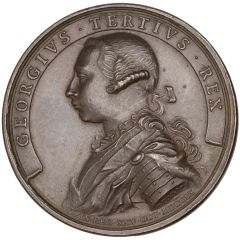 Medal - George III Accession, Pingo, bronze, 55mm