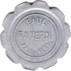 25 Cents - Paul Tavern Paul, Nebraska